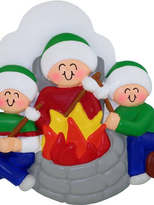 Fire Pit: 3 People for wholesale by Ornament Central