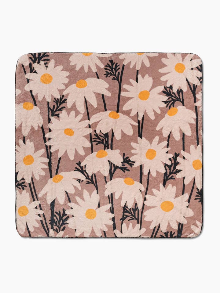 Sweet Daisies pluche handdoek voor wholesale door Geometry
