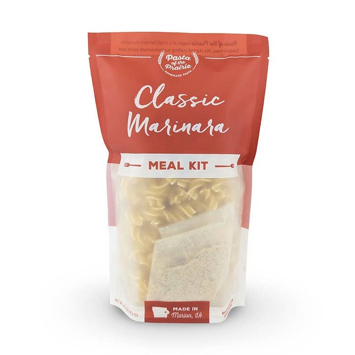 Classic Marinara Meal Kit w/Garlic Pasta for wholesale by Pasta of the Prairie