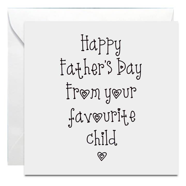 Fave Child Card for wholesale by Lukanna Designs