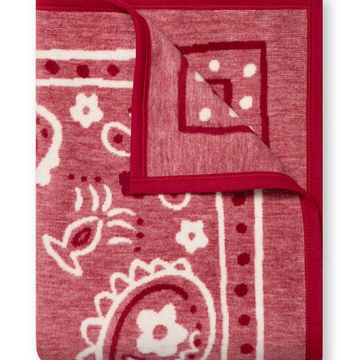 ChappyWrap - Wholesale Throw Blanket - Vintage Bandana Blanket