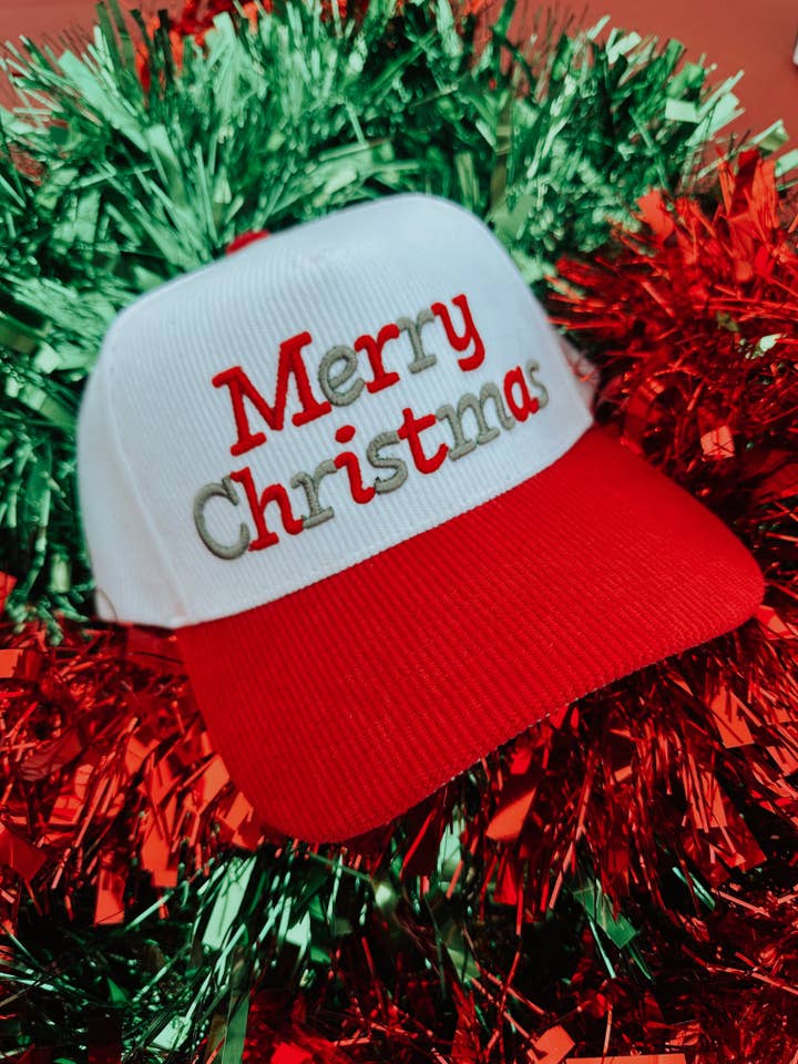 Chapeau de camionneur Joyeux Noël pour la vente par Grady Ln Boutique