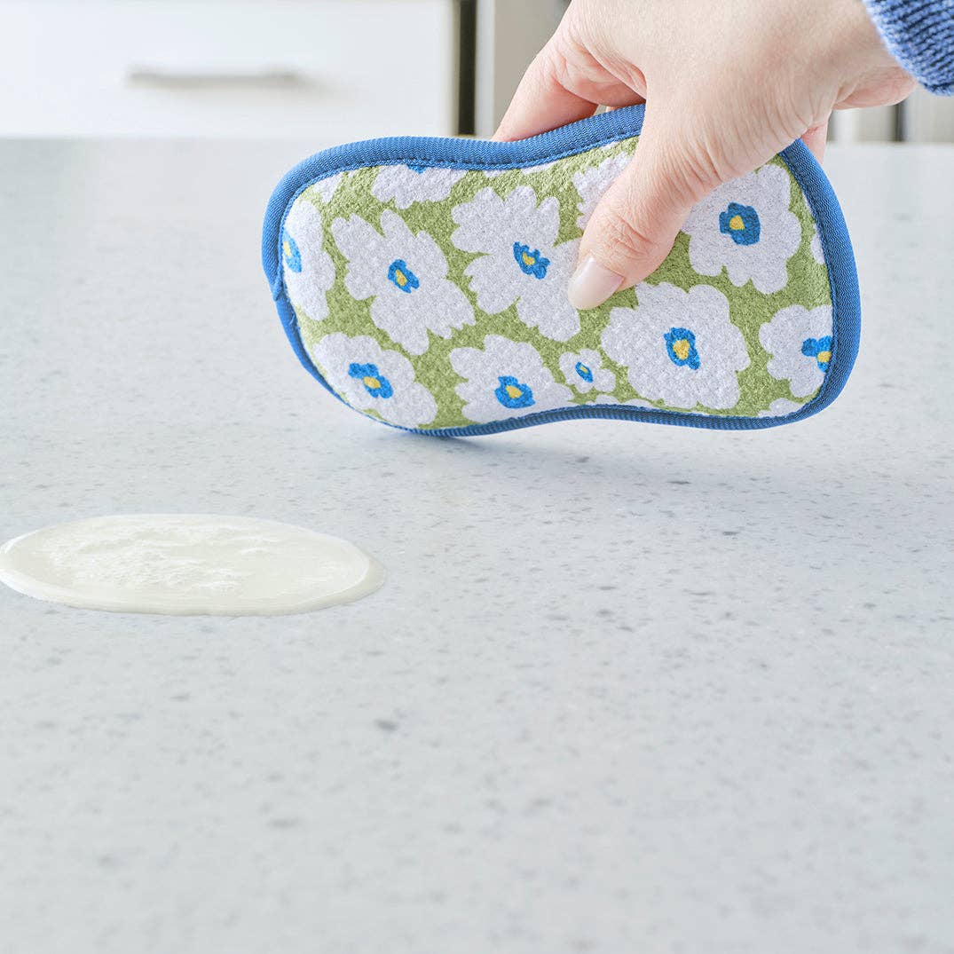 WerkShoppe - Wholesale Cleaning Sponge - Floral Finch & Friends Scrubbie Set5