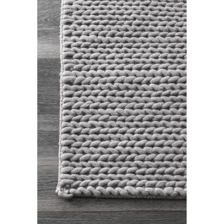 nuLOOM - Wholesale Area Rug - Hand Woven Chunky Woolen Cable Area Rug17