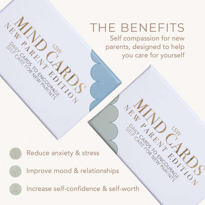 LSW London - Wholesale Card Game - Mind Cards: New Parent Edition - Self care for Mum & Dad