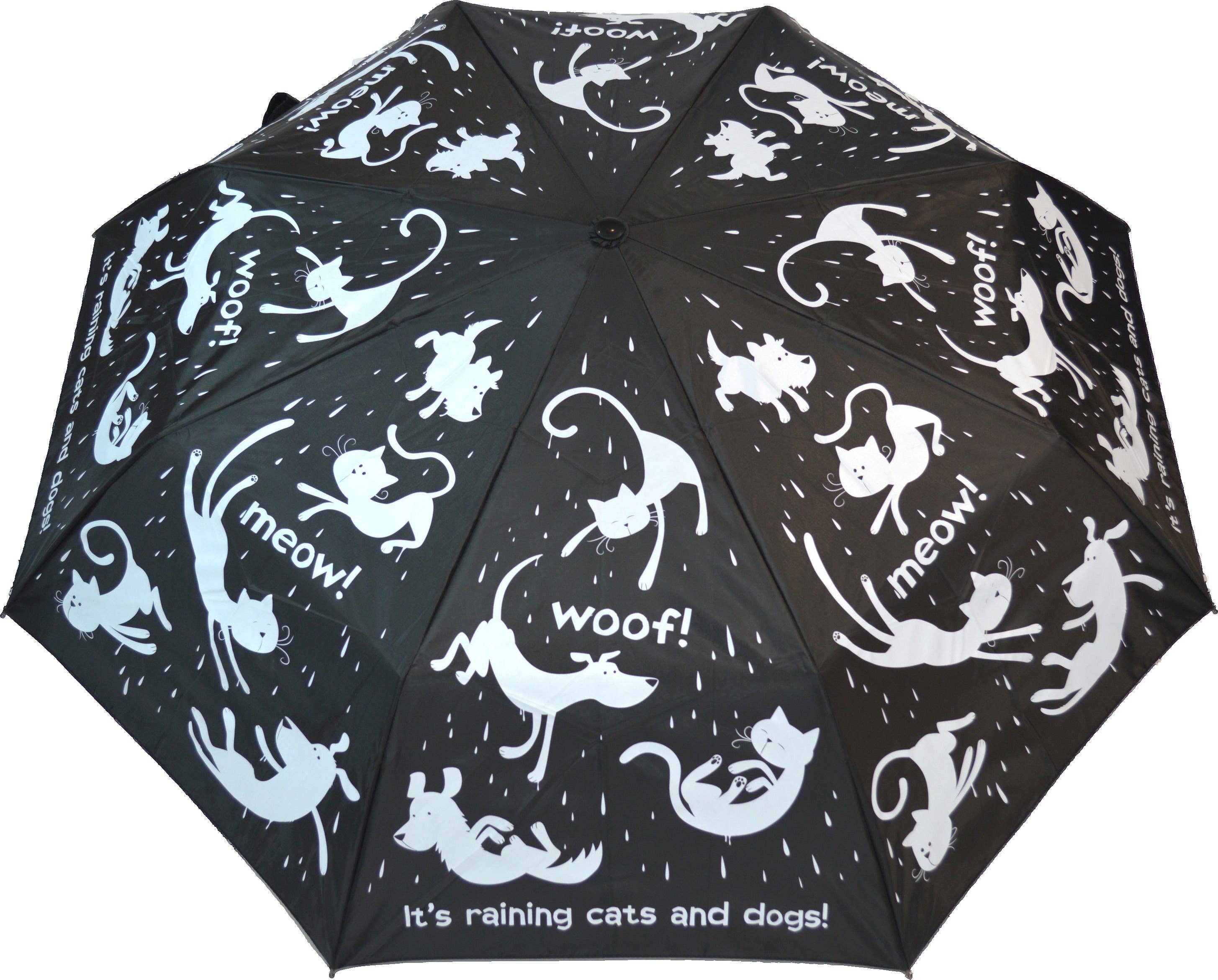 Soake - Wholesale Umbrella - Unisex - Everyday Raining Cats & Dogs Folding (with sleeve)1