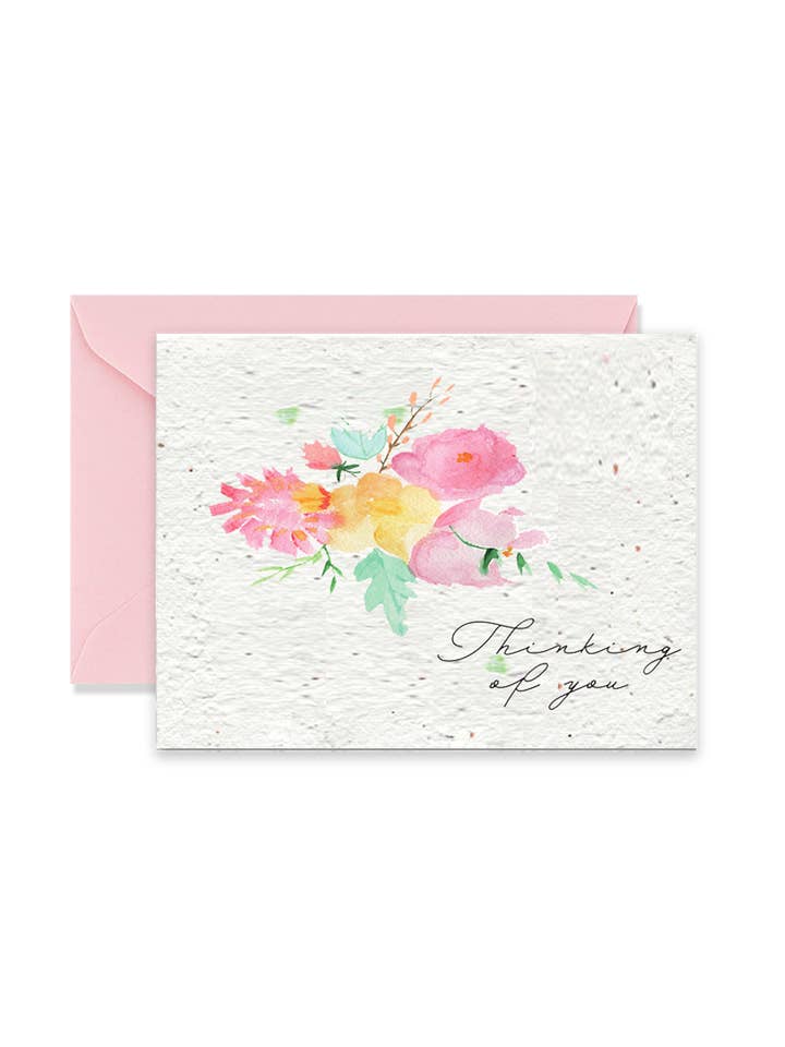 Tankeväckande Wildflower Seed Paper Gratulationskort för wholesale av Artsy Em