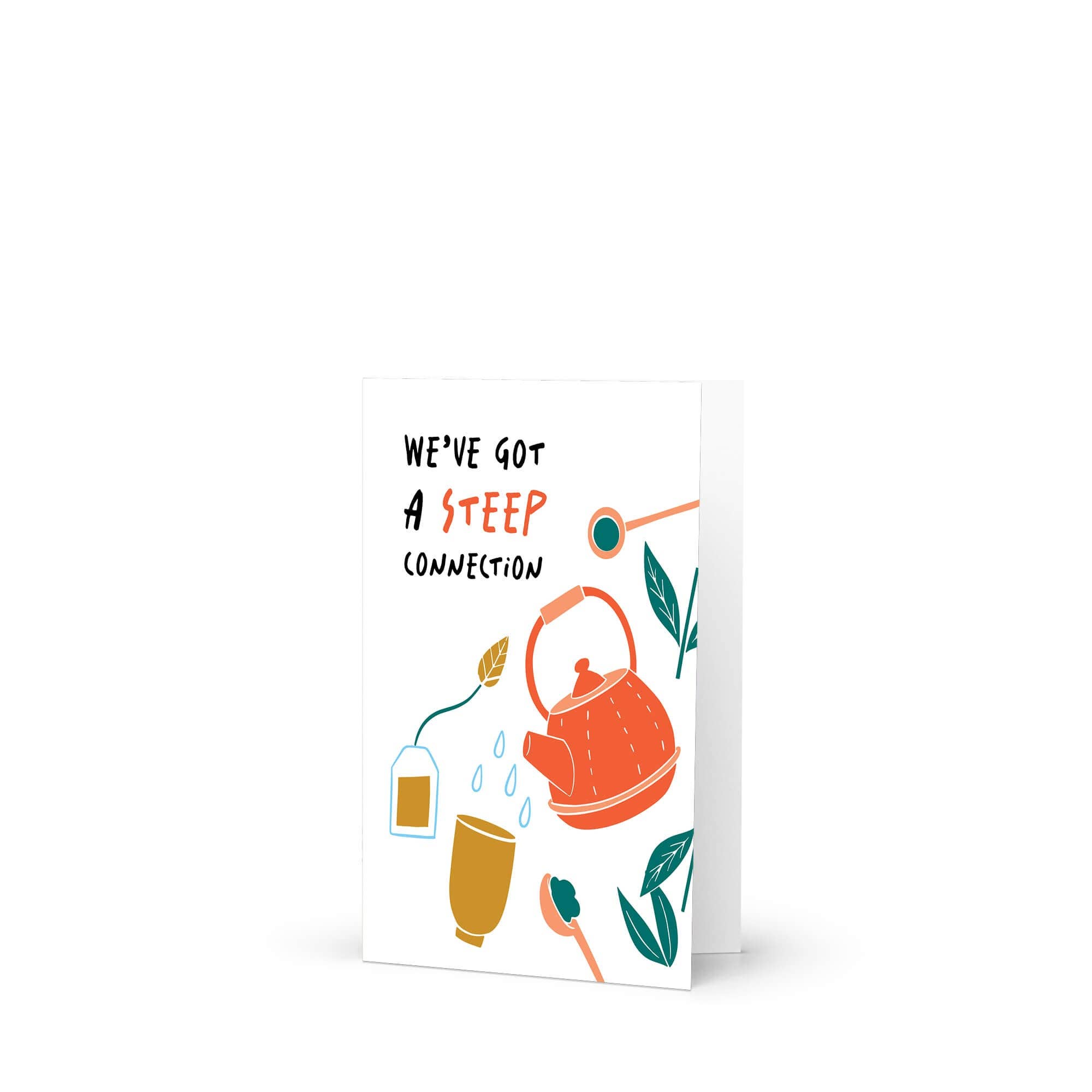 Cute Asian Cards - Wholesale Friendship Card - Steep Connection | Unique Chinese Gong Fu Green Tea Asian Greeting Card6