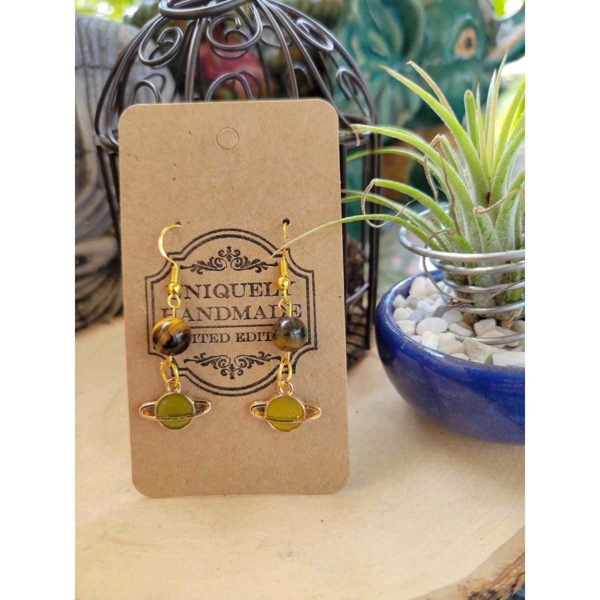 My Magic Place Shop - Wholesale Dangle Earrings - Planet  Crystal Earrings ,Stacked Stone Drop Earrings |Charm2