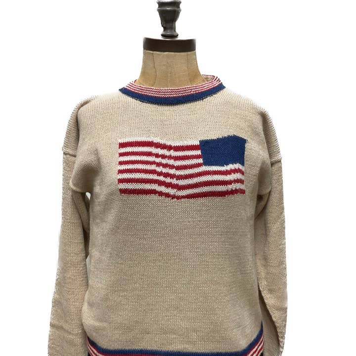 Flag Alpaca Sweater for engroshandel hos Lanart Alpaca