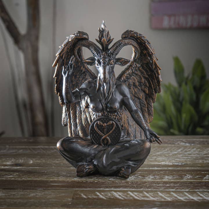 Pacific Trading - Wholesale Decorative Figurine - 15198 Baphomet Statue 8 Inch Halloween Decor C/8