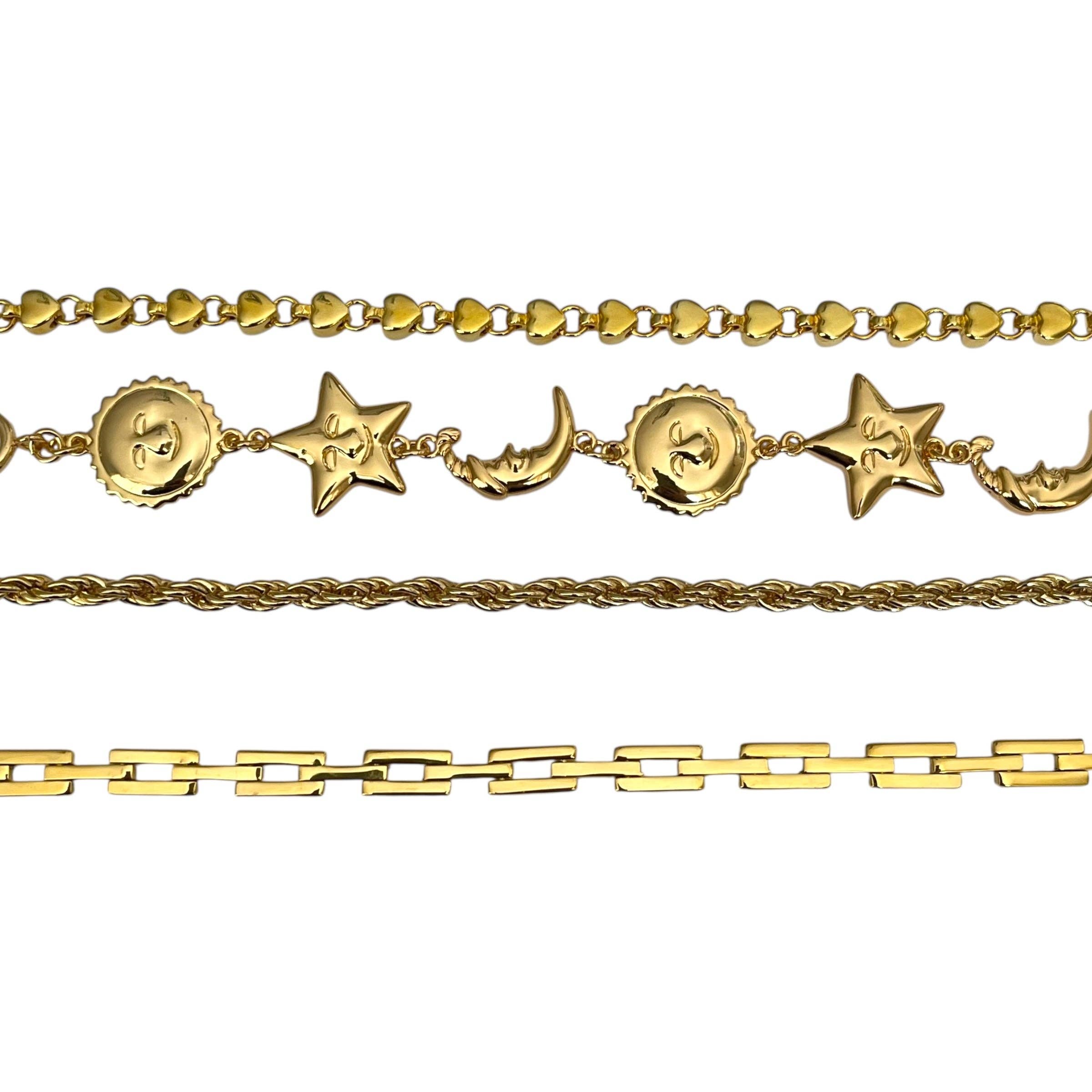 The Sage Vintage - Wholesale Jewelry Set - Gold Lover Bracelet Bundle1