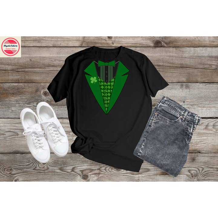 IRLANDÉS TUX, camisa hecha a medida para venta al por mayor de MysticTshirts