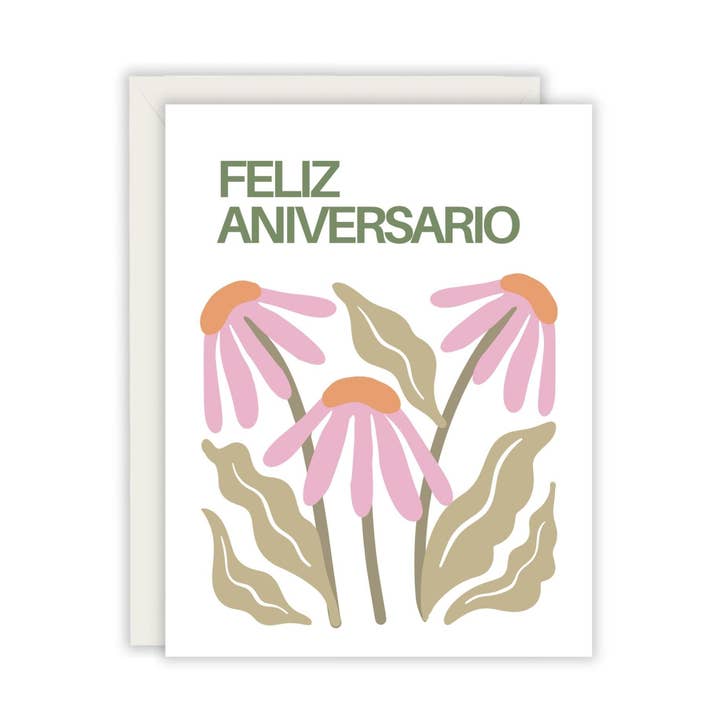 Carte de vœux d'anniversaire - Carte de vœux espagnole pour la vente par Paper Giggles