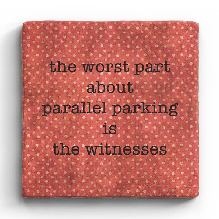 Paisley & Parsley – wholesale Underlägg – Parallell parkering - Marmor Coaster0
