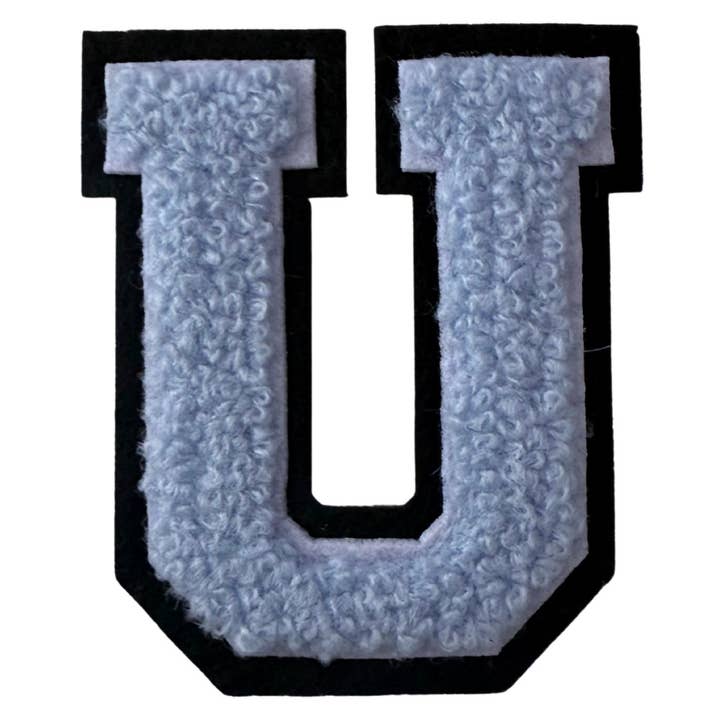 Patch Points - Wholesale Patch - Baby Blue Varsity Letter Sticker & Iron On20
