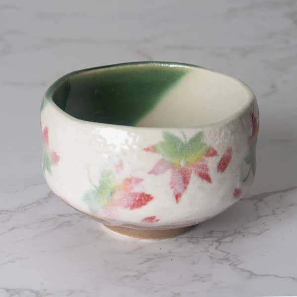 Urban Tokyo - Wholesale Bowl - Momiji Japanese Maple Mini Matcha Bowl 8oz 3.75"D x 1.5"H Po3