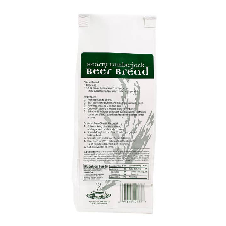 The Secret Garden - Wholesale Bread Mix - Hearty Lumberjack Beer Bread Original2