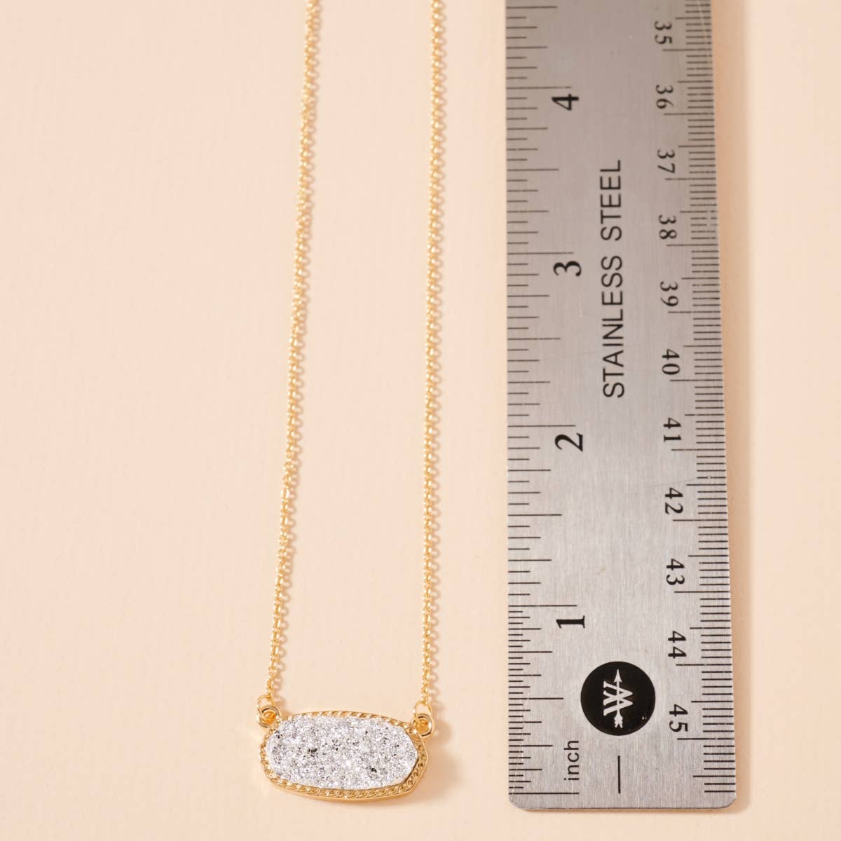 Lilla Haven - Wholesale Pendant/Charm Necklace - Druzy Stone Charm Short Necklace35