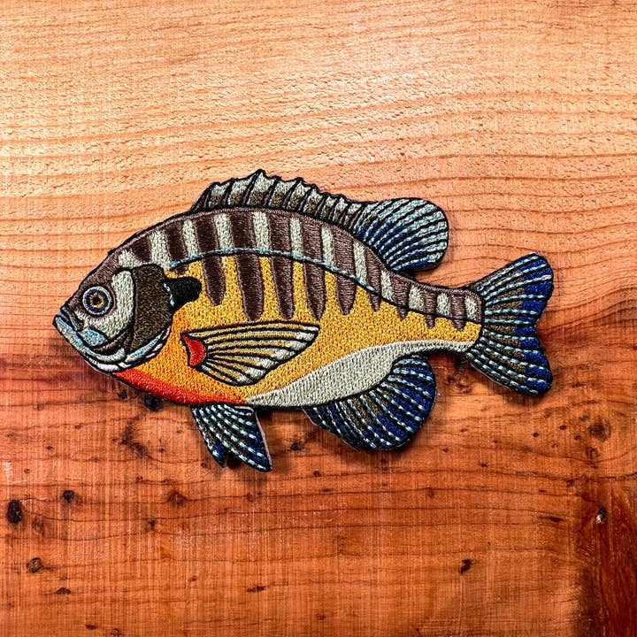 Antler & Fin - Wholesale Patch - Bluegill Iron-On Patch | Quality Fish Patches