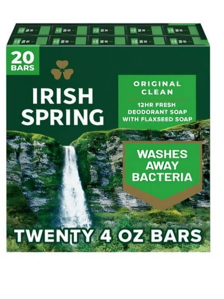 Irish Spring Original Clean Bar Soap 4oz 20ct | Per Bar
for wholesale by Majesitc Health