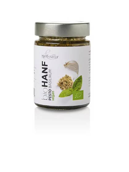Basil pesto for wholesale by hanf & natur