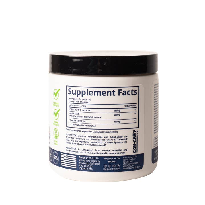 POWER PLAY FUEL - Wholesale Oral supplement/vitamin - CREATINE HCl + Recovery1