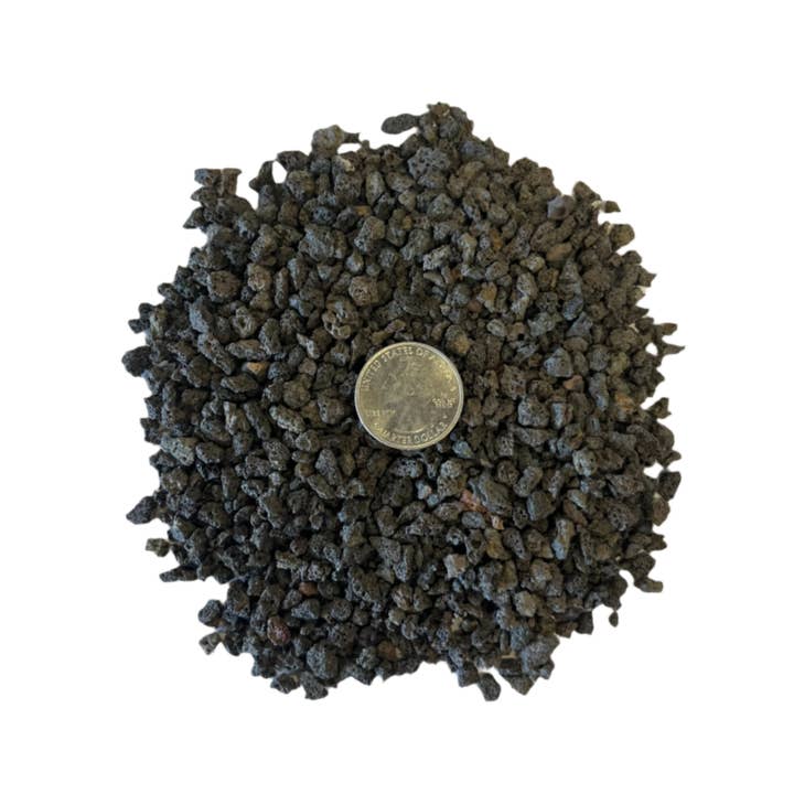 Ivy May Co - Wholesale Planting/Potting Soil - Bulk Amendments- 3/16" Black Lava Rock (5 Gallons)1