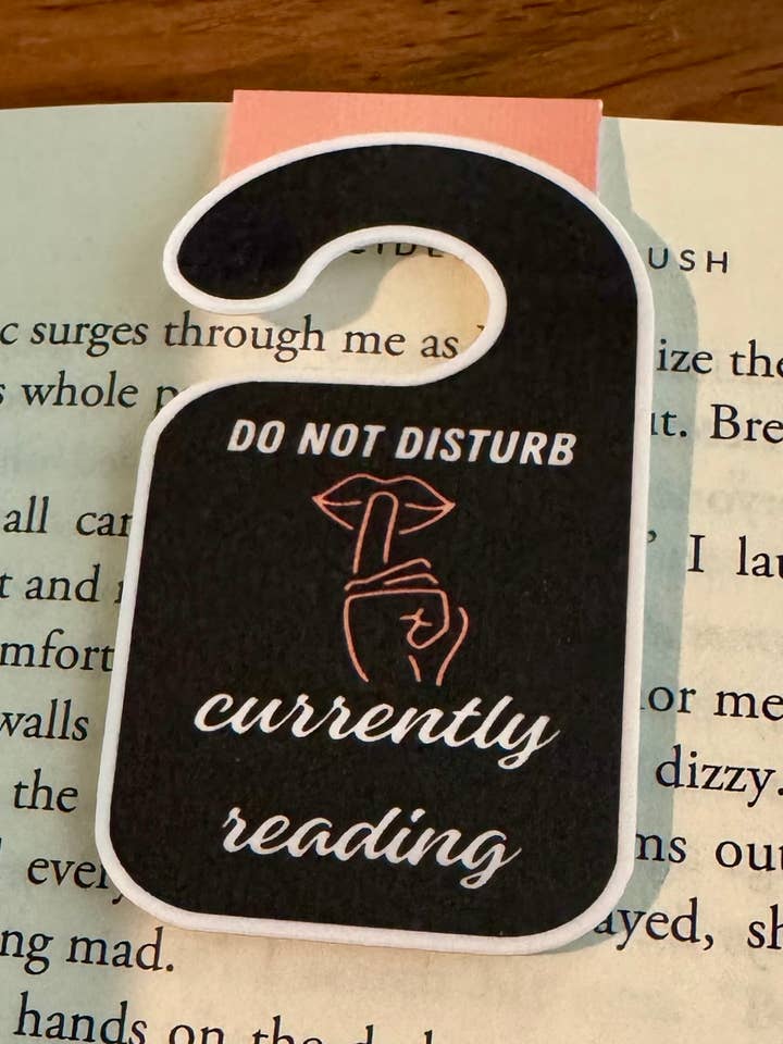 Marcador magnético «No molestar» cuando estés leyendo para venta al por mayor de Sweet Heat Studios
