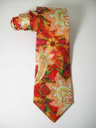 Cravate en soie Pangborn Tradewinds pour la vente par Pangborn Collection