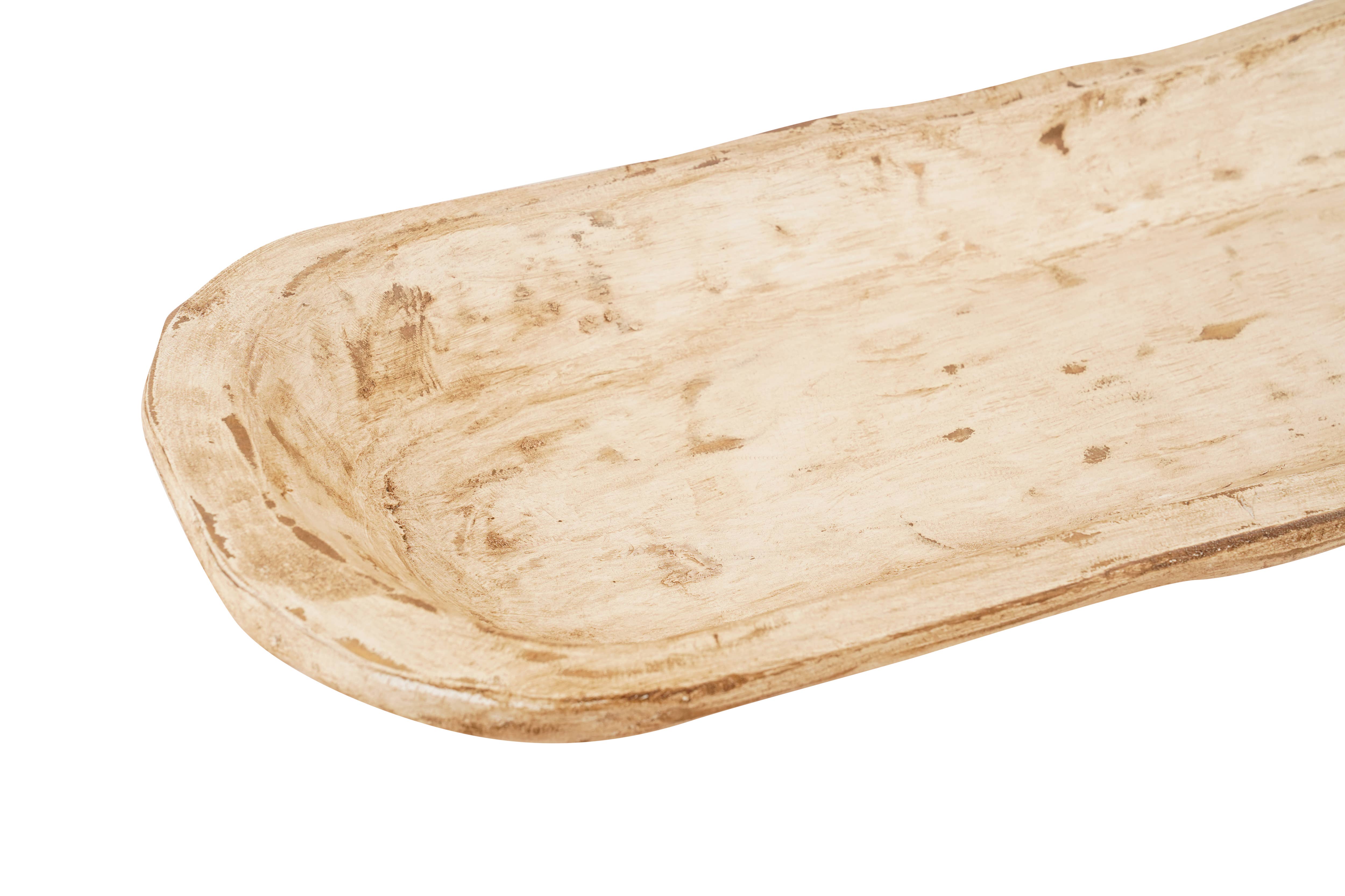 My Amigos Imports - Wholesale Decorative Plate/Dish/Bowl - Bella Dough Bowl-Wood-Home Decor-9W x 29-30L x 2-3D-Medium5