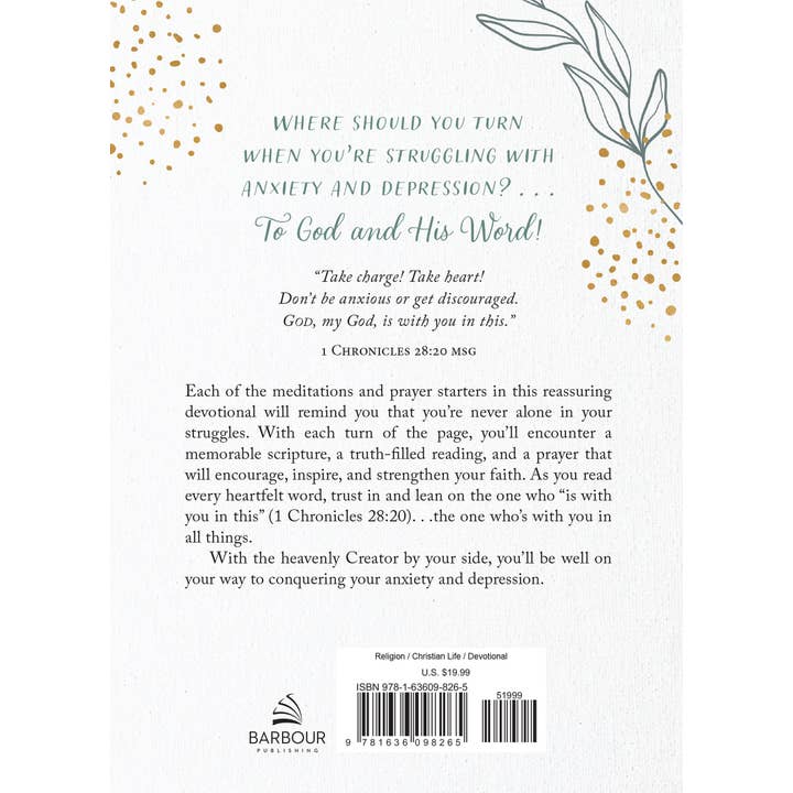 Barbour Publishing, Inc. - Wholesale Religion - Daily Devotions to Conquer Anxiety and Depression12