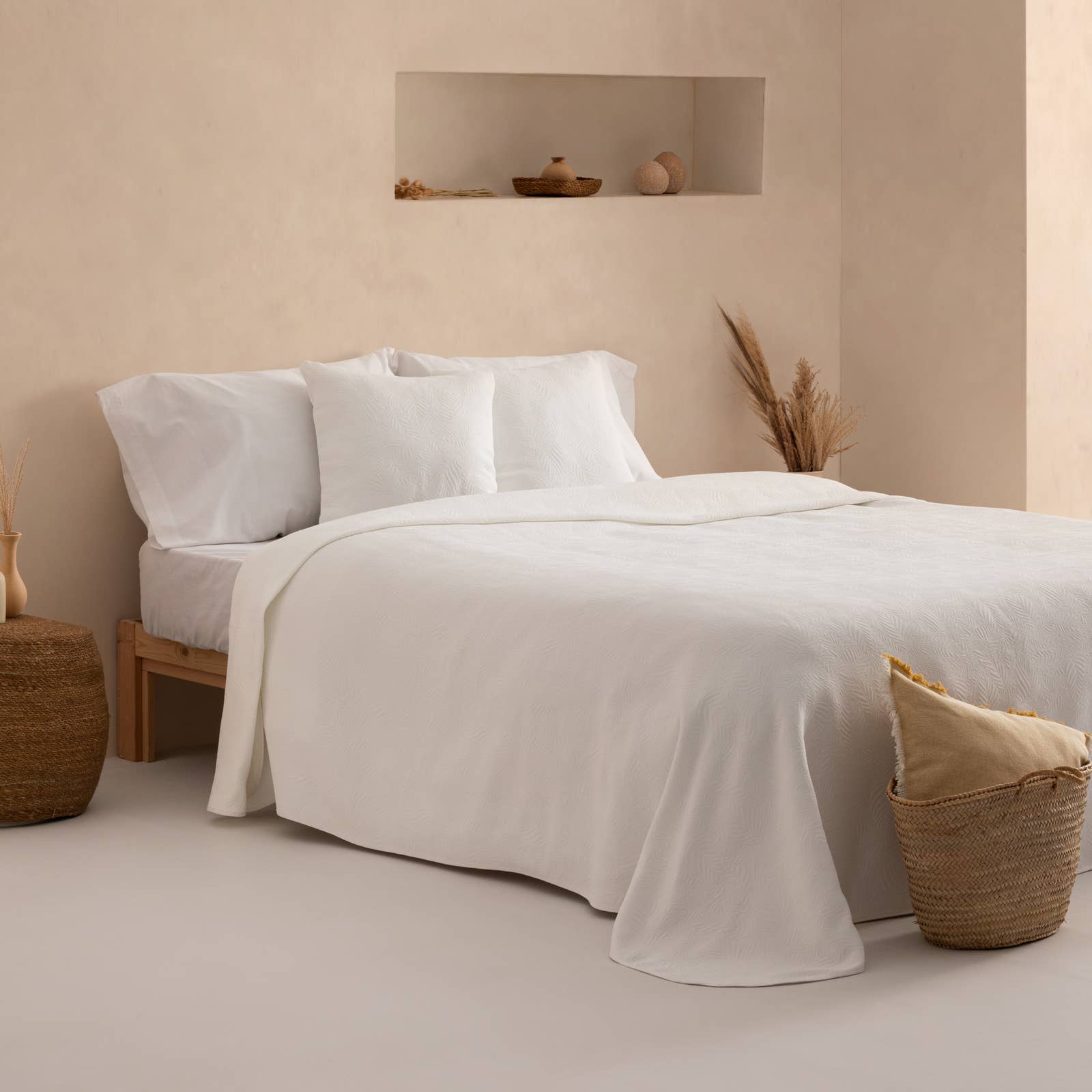 GAMUSI – Edredão por atacado – Colcha leve de algodão jacquard LINDI8