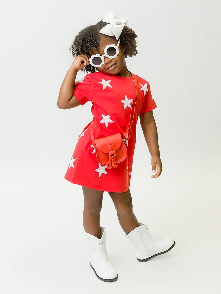 Red Star Dress for wholesale by Belle Cher