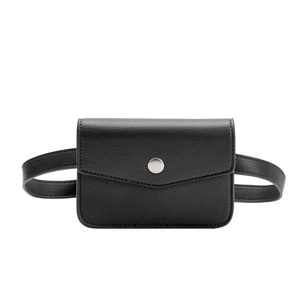Melie Bianco - Wholesale Wallet - Women's - Amberlee Black Vegan Leather Wallet0