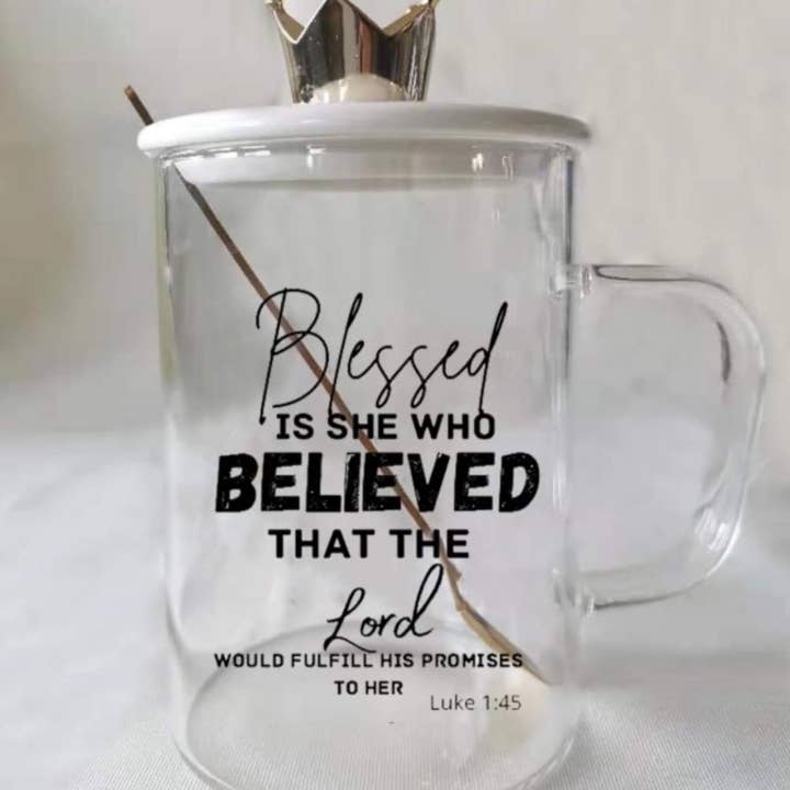 Glass Mug for wholesale by Kingdom Society Apparel