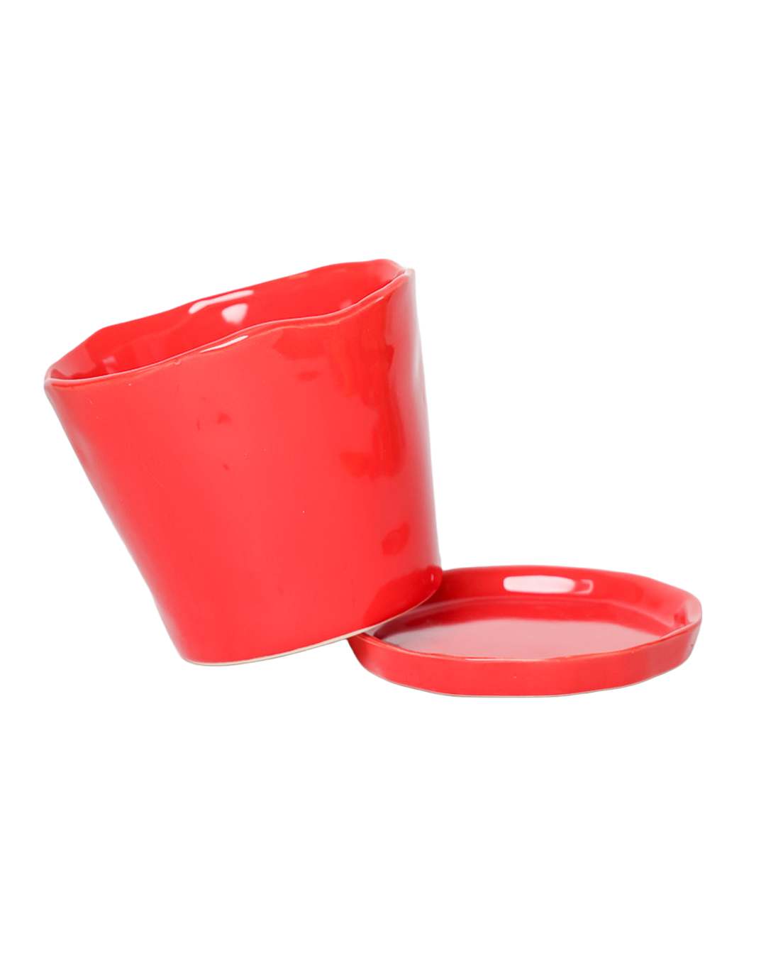 Chive - Wholesale Plant Pot - Tika Ceramic Pots With Saucer And Drainage Hole - 3"16