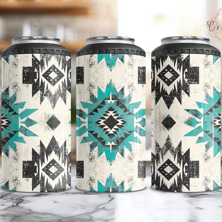 Aztec Pattern Can Cooler for wholesale by 5C's Wholesale