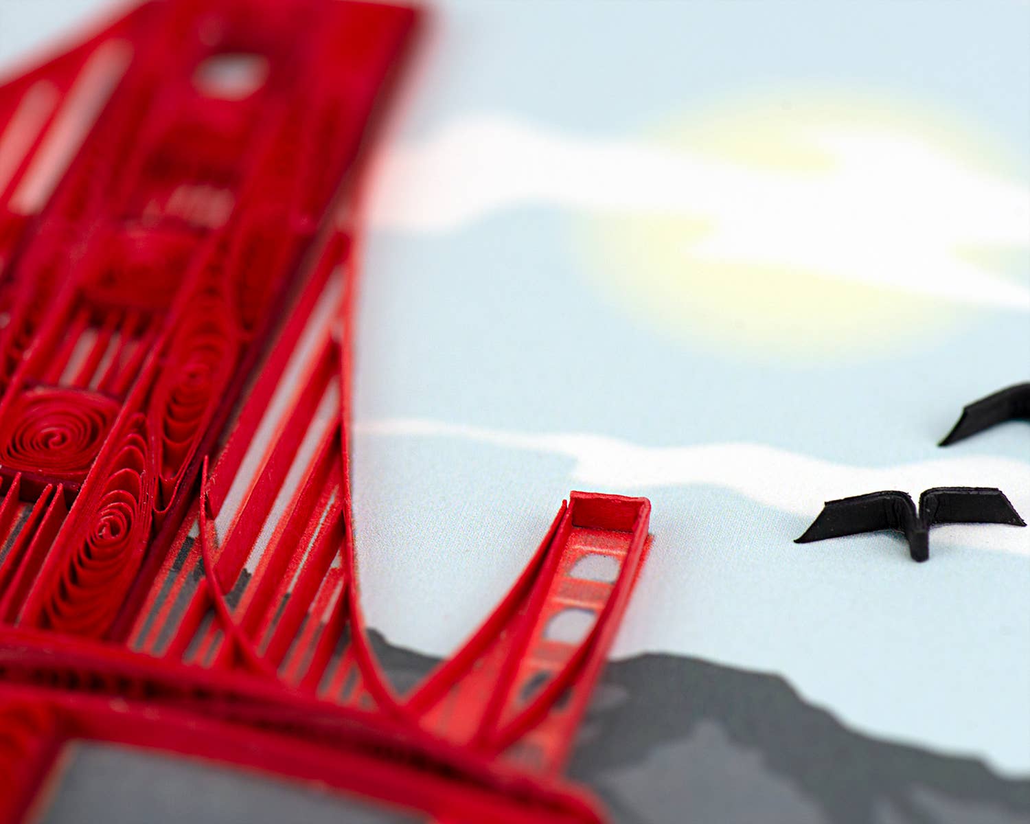 Quilling Card - Wholesale Everyday Greeting Card - Golden Gate Bridge1