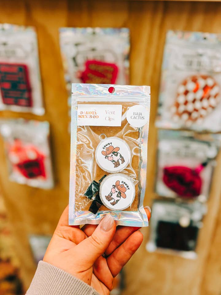 "Cowdy" Vent Clips for wholesale by Dakota Scents Co