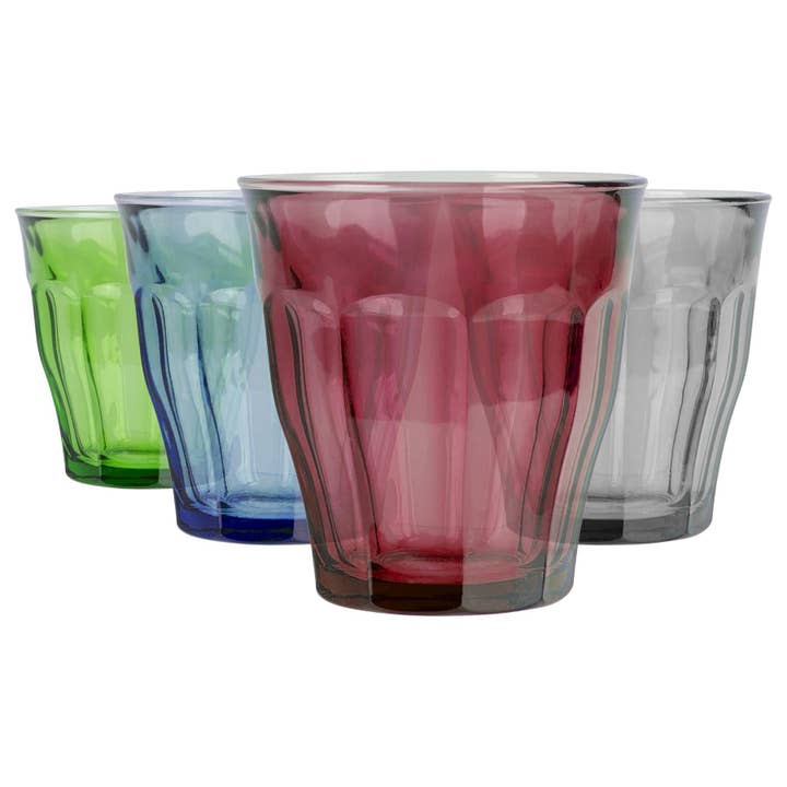 Gobelet en verre Picardie multicolore de 250 ml - Par Duralex pour la vente par Rinkit Ltd