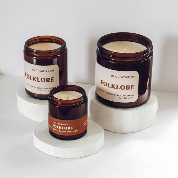Jo Creative Co - Wholesale Jar/Filled Candle - Folklore Candle2