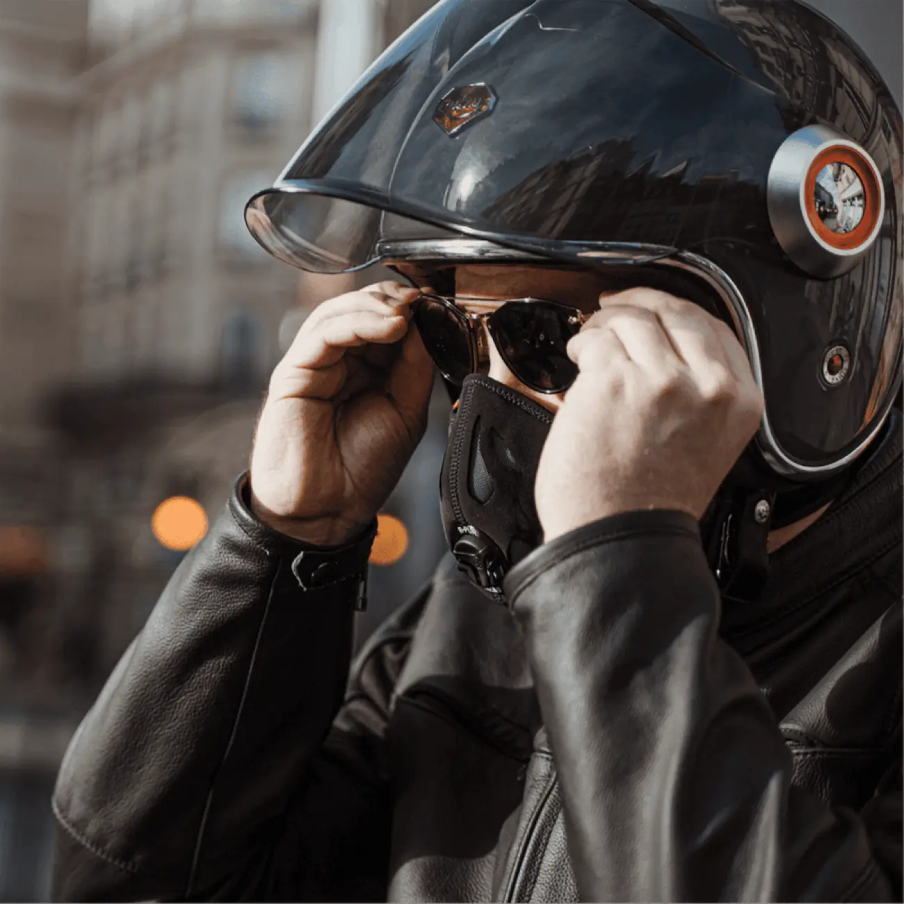 R-PUR - Vente Masque/visière de protection pour le visage - Masque Anti-pollution Moto Nano One9