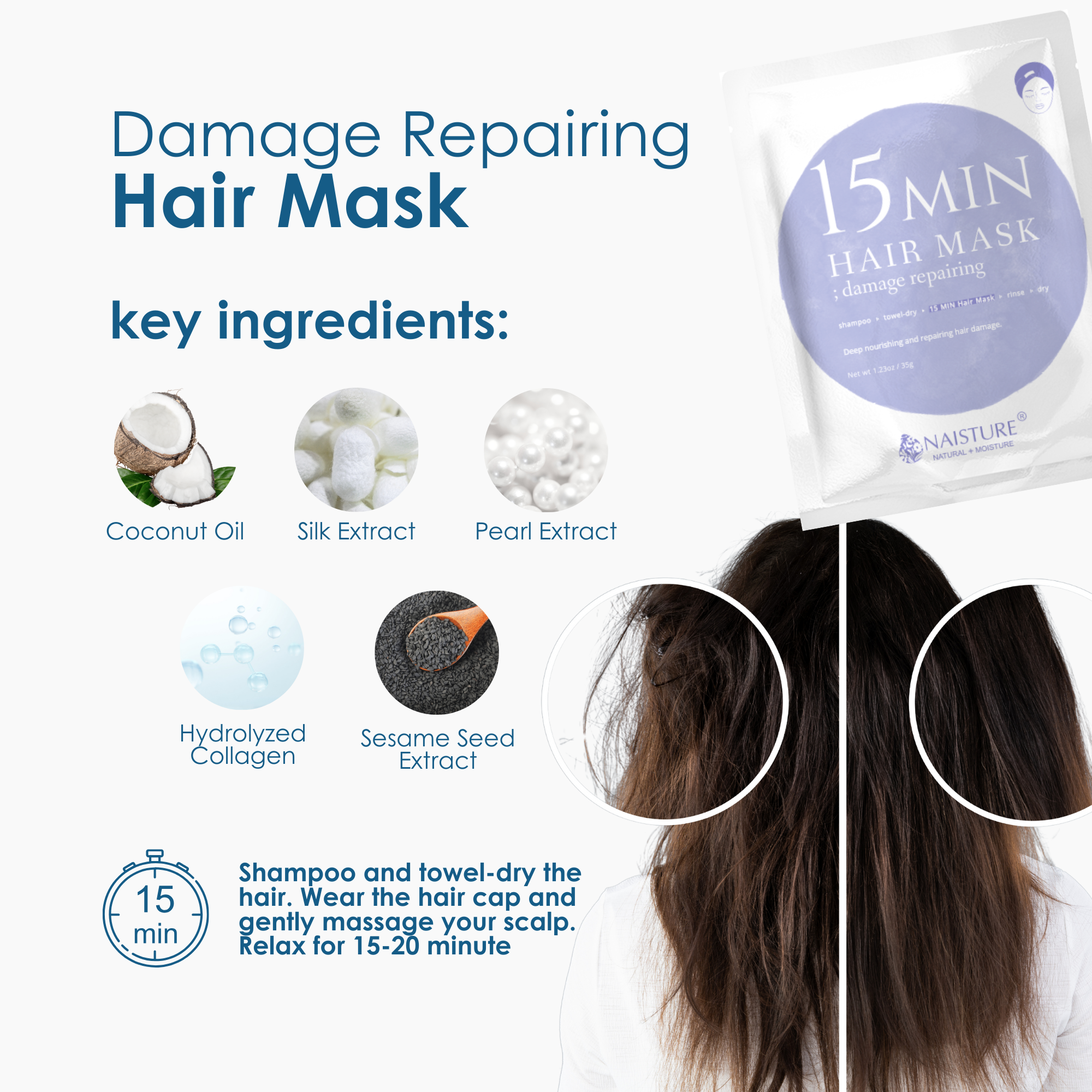 Naisture - Wholesale Skincare Face Mask - Men's - 15 Min Groom Me Kit – K-Beauty Self-Care for Men (5pc)6