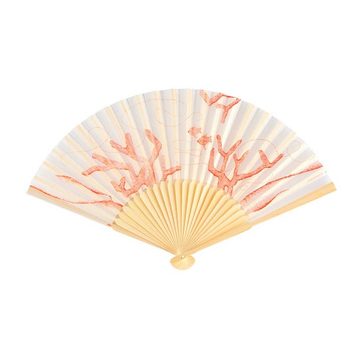 Beach Fan With Delightful Underwater Seascape (6) for wholesale by Weddingstar Inc.