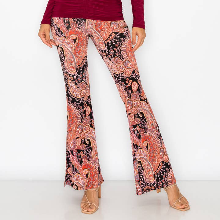 07/2004 - Wholesale Pants - Women's - Printed Flared Legging Pant