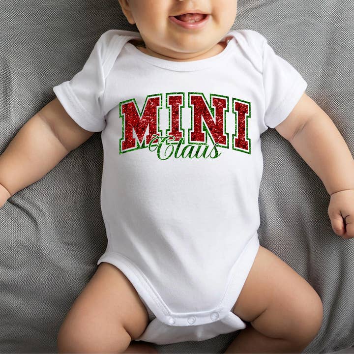 Mini Claus Sweatshirt | Cute Kids Merry Christmas Crewneck for wholesale by TheWorldOfMYes