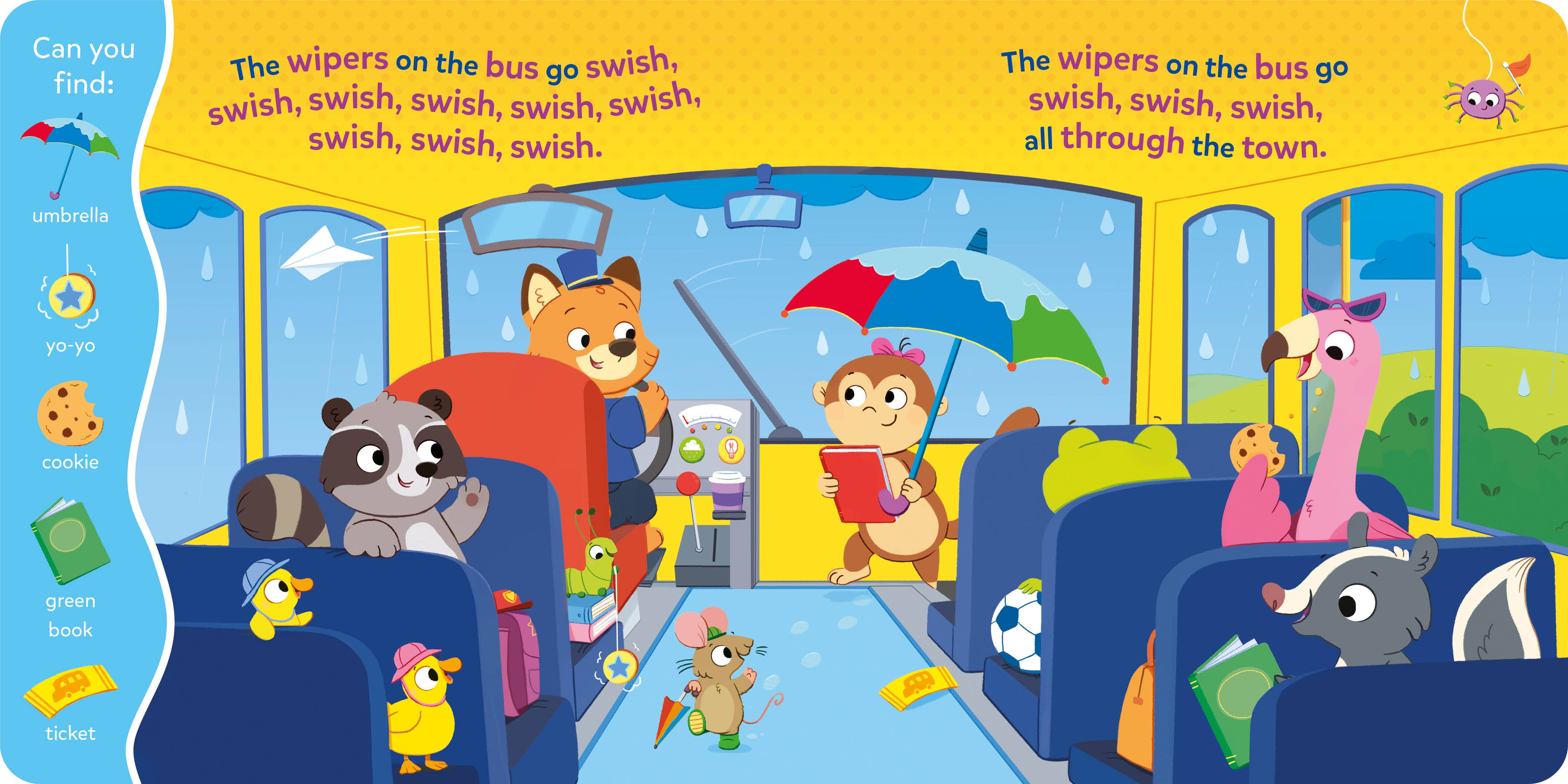 Kidsbooks Publishing - Wholesale Baby & Toddler Book (0-2) - Search & Find Wheels on the Bus: 6-Button Sound Book3