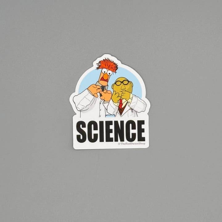 The Red Swan Shop - Wholesale Sticker - Vinyl Decal - The Muppets - Bunsen and Beaker3