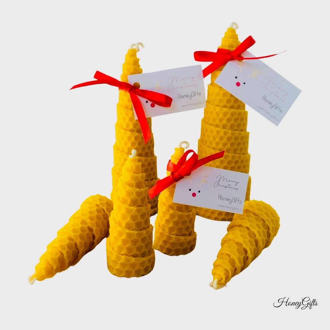 HoneyGifts - Wholesale Novelty Candle - Pure Beeswax Candles the «Christmas tree» small3